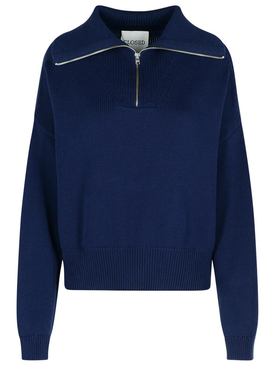 Closed – Marineblauer Pullover aus Bio-Baumwolle