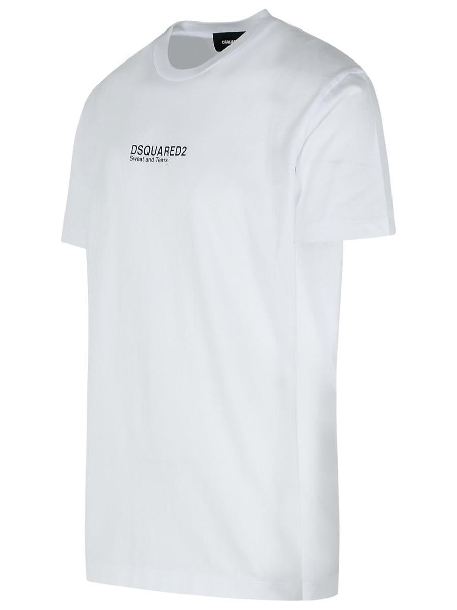DSQUARED2 Weißes Baumwoll-T-Shirt