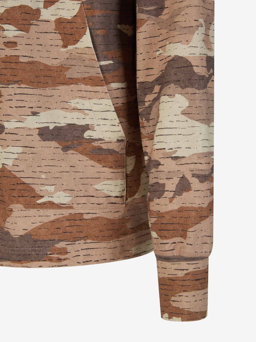 Acne Studios – Sweatshirt mit Camouflage-Kapuze