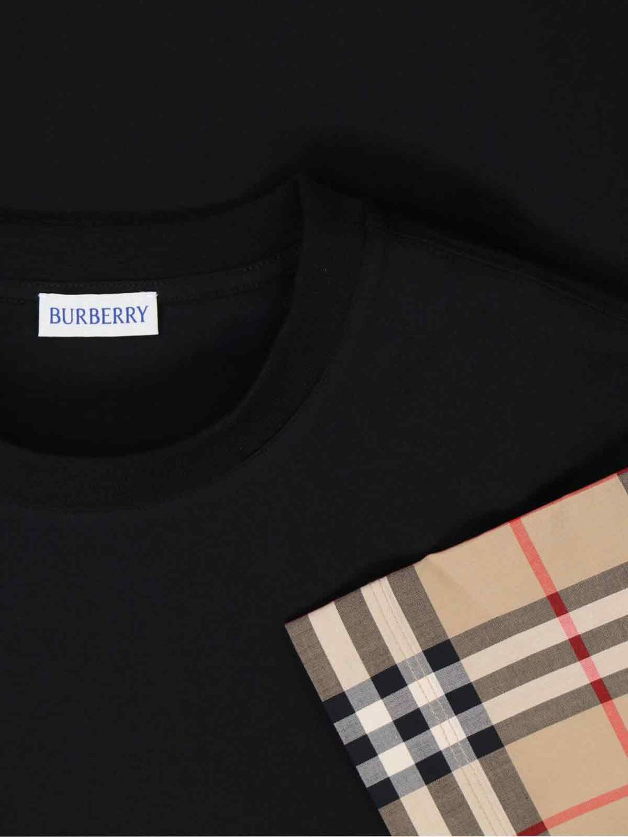 Burberry – Kariertes T-Shirt