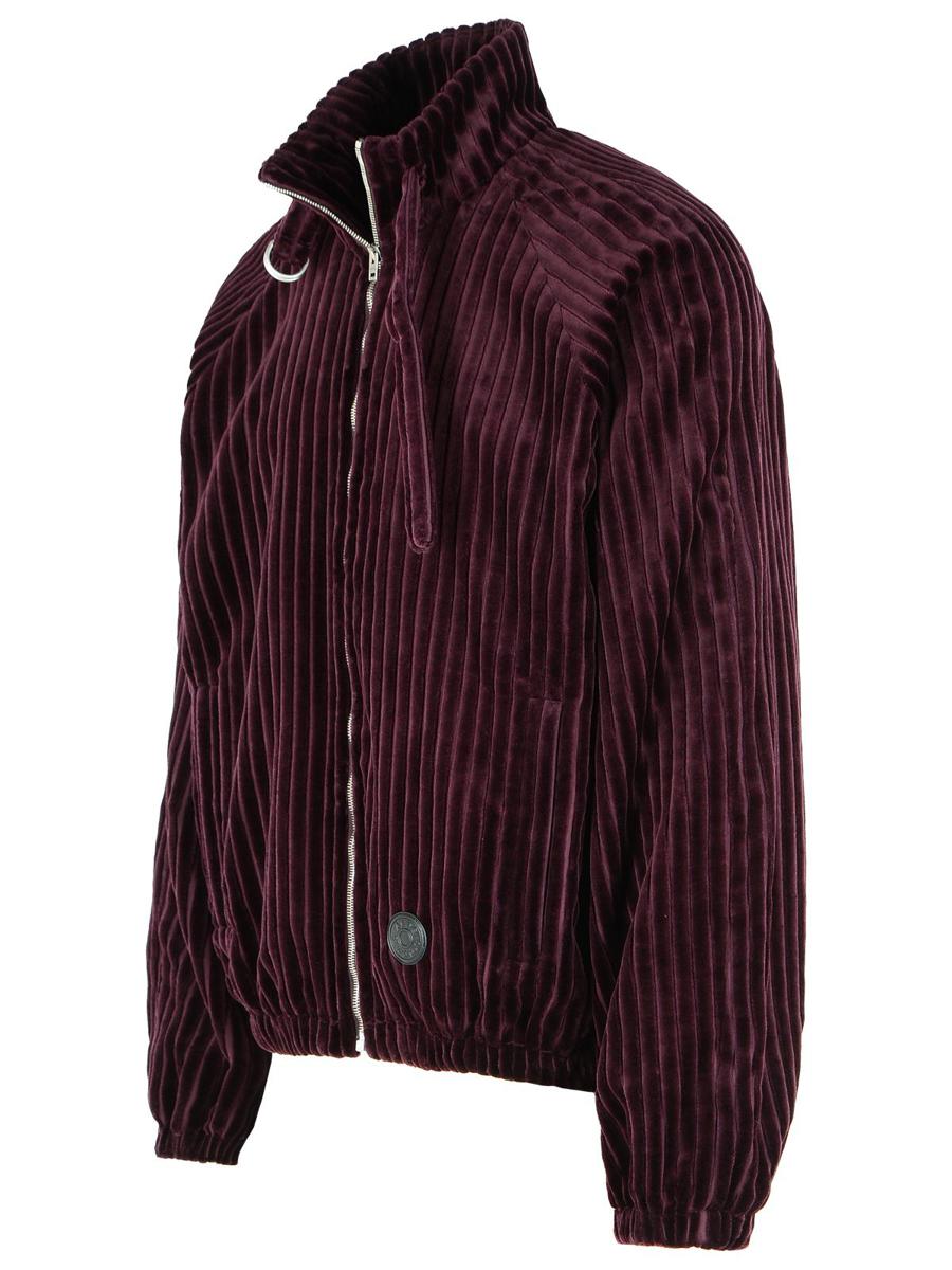 Acne Studios – Burgunderrote Bomberjacke aus Baumwolle