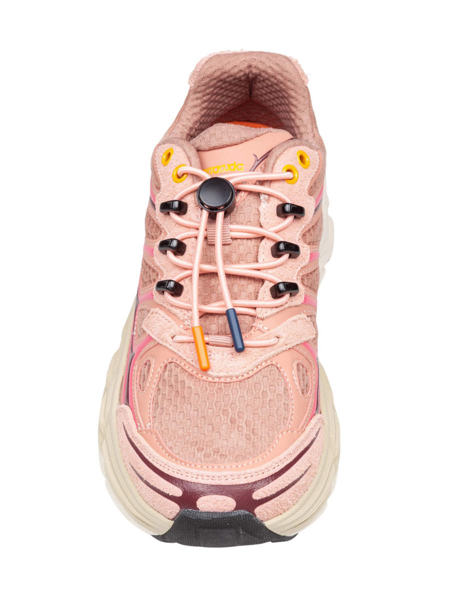 Barracuda Round-One Sneakers aus Funktionsgewebe und Wildleder