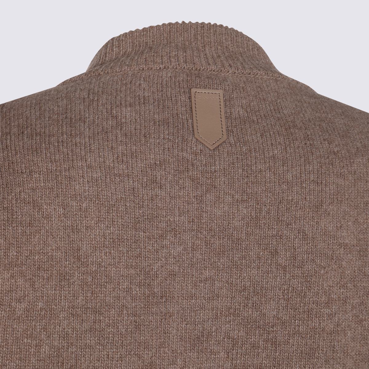 Canali Brauner Wollstrick