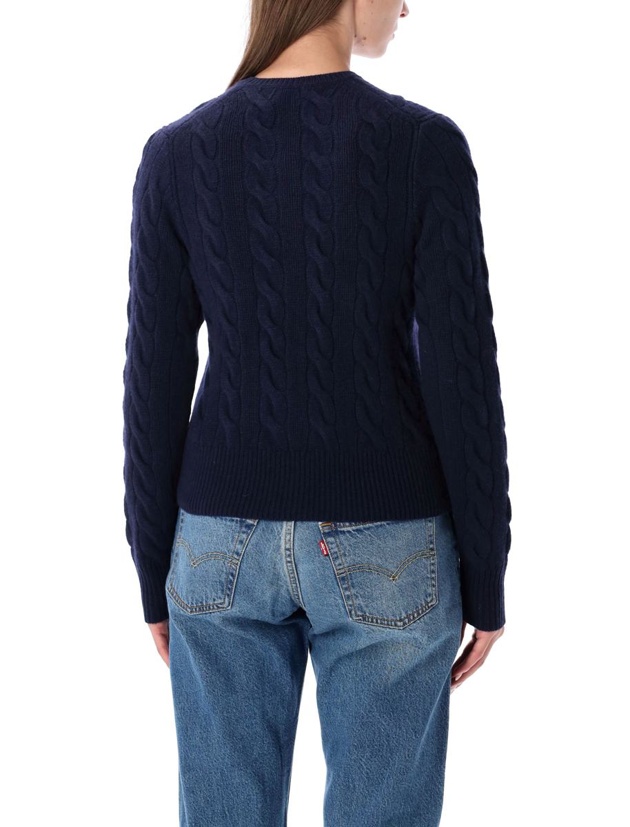Polo Ralph Lauren – Zopfmuster-Cardigan aus Wolle und Kaschmir