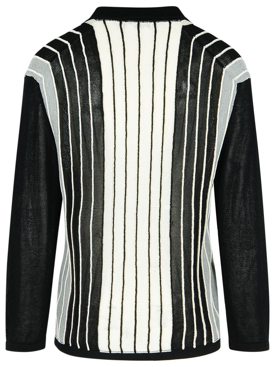 Laneus – Schwarzer Pullover aus Viskosemischung