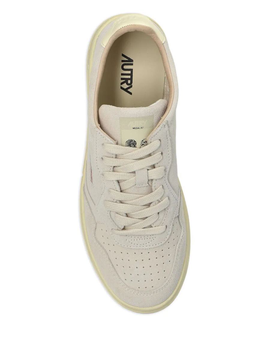 Autry „Medalist Low“ Wildleder-Sneakers