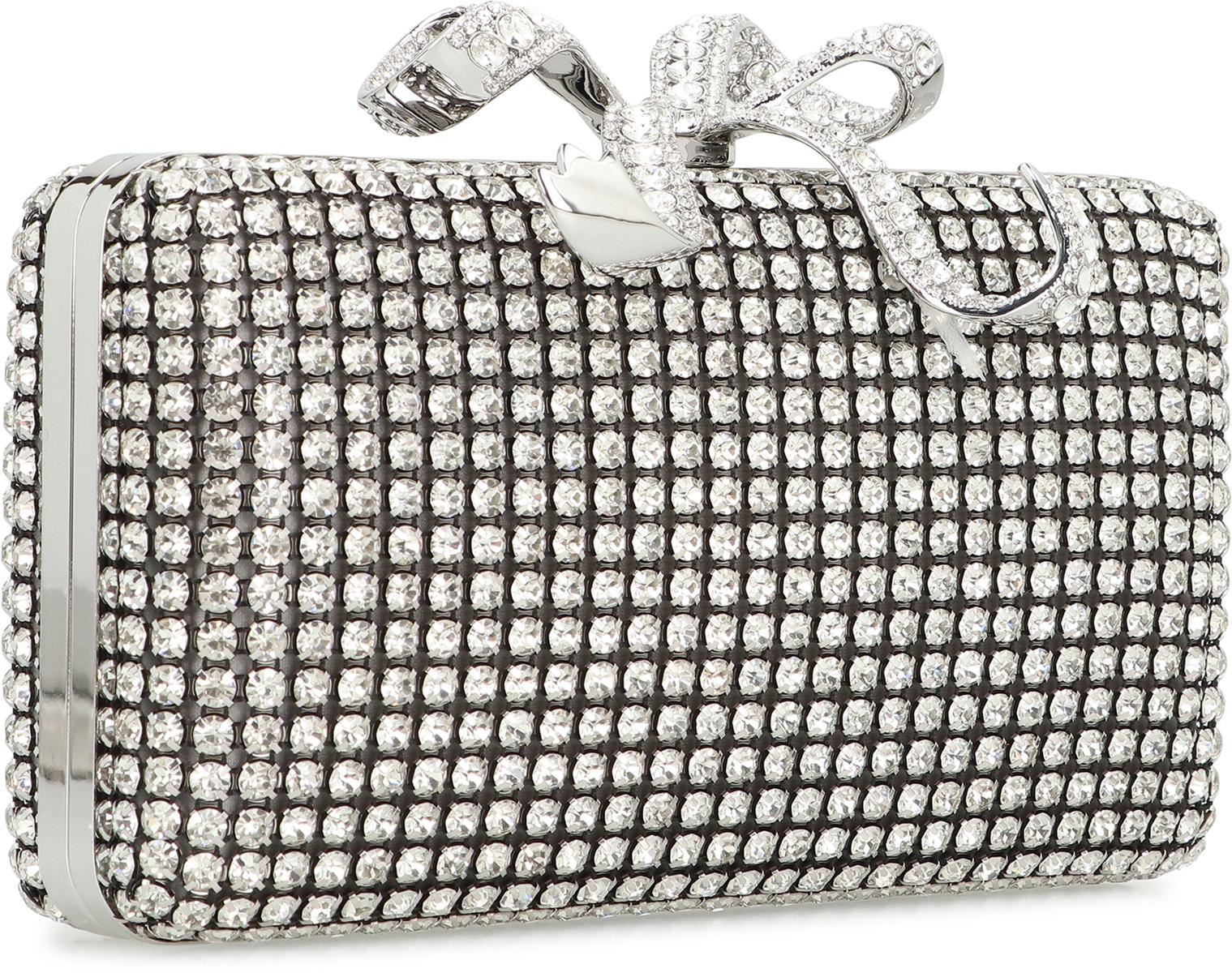 Clutch mit Strasssteinen von Self-Portrait