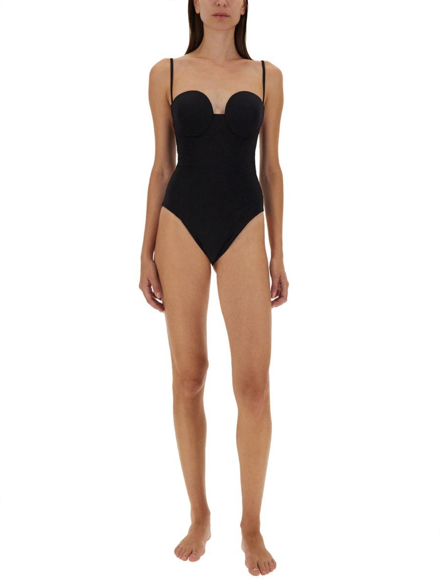 Magda Butrym Bustier-Badeanzug