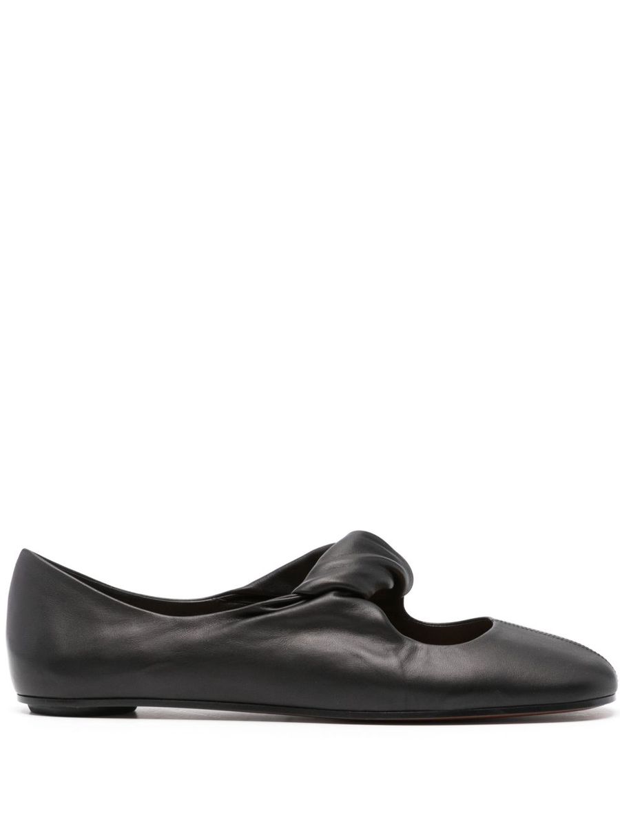 Alexander McQueen Ballerinas mit verdrehtem Detail