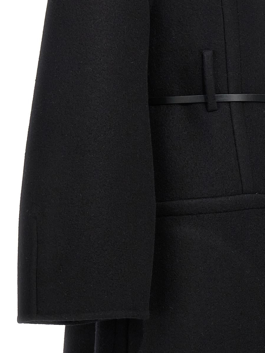 Jil Sander Langer Wollmantel