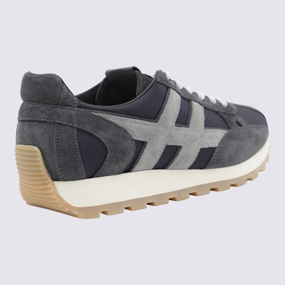 Hogan – Blaue und graue Sneaker