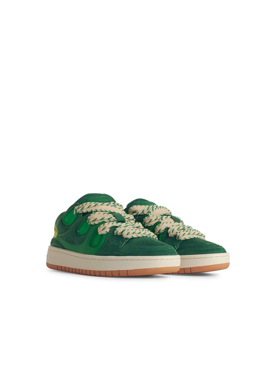 Grüne Leder-Sneaker „Barrow Skate“