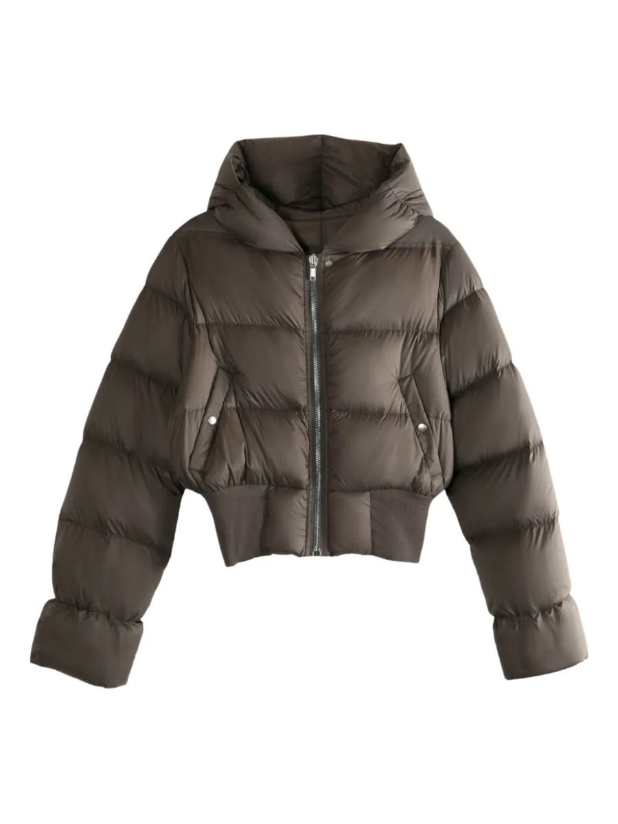 Rick Owens Pufferjacke mit Kapuze