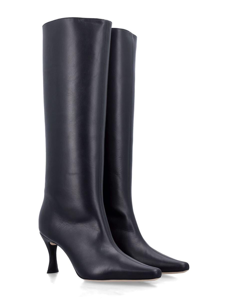 By Far Stevie 42 Weiße Lederstiefel