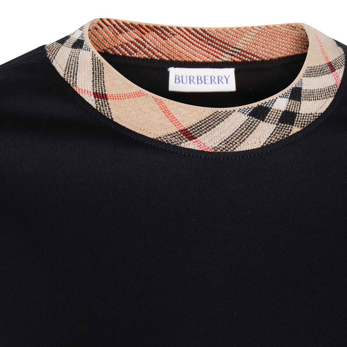 Burberry T-Shirt mit Karomotiv