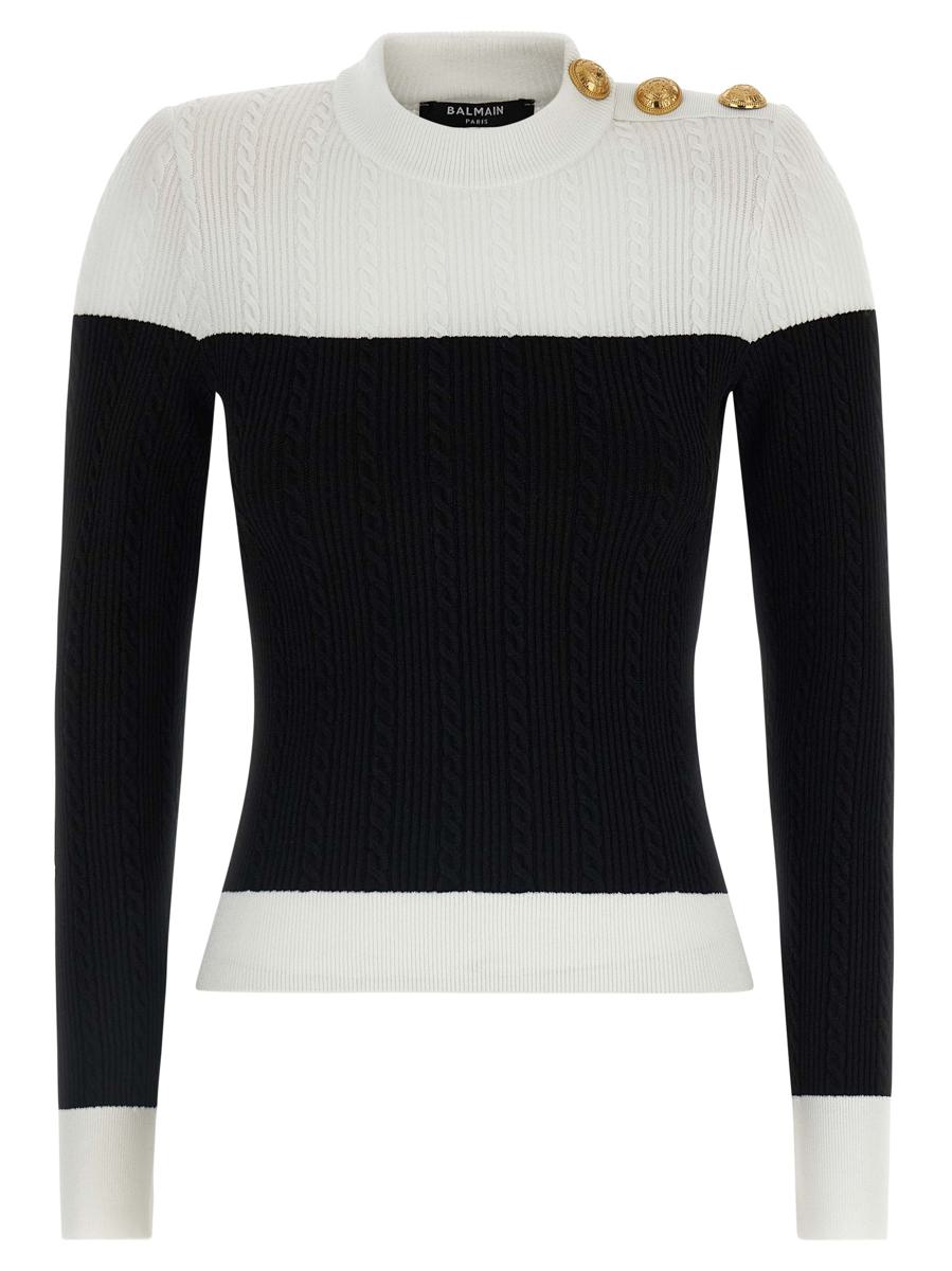 Balmain Maxi-Schulteroberteil
