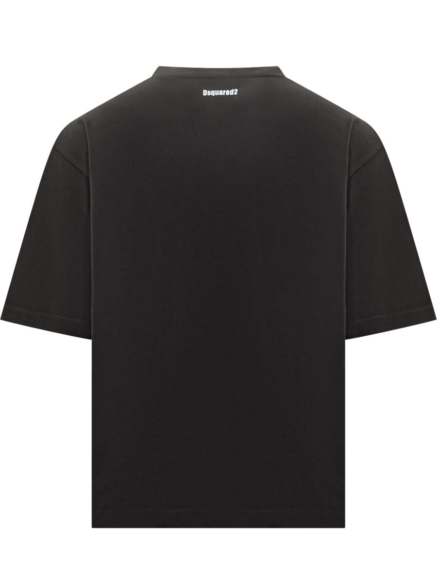 DSQUARED2 Schwarzes Obsessed2 T-Shirt von Dsquared2