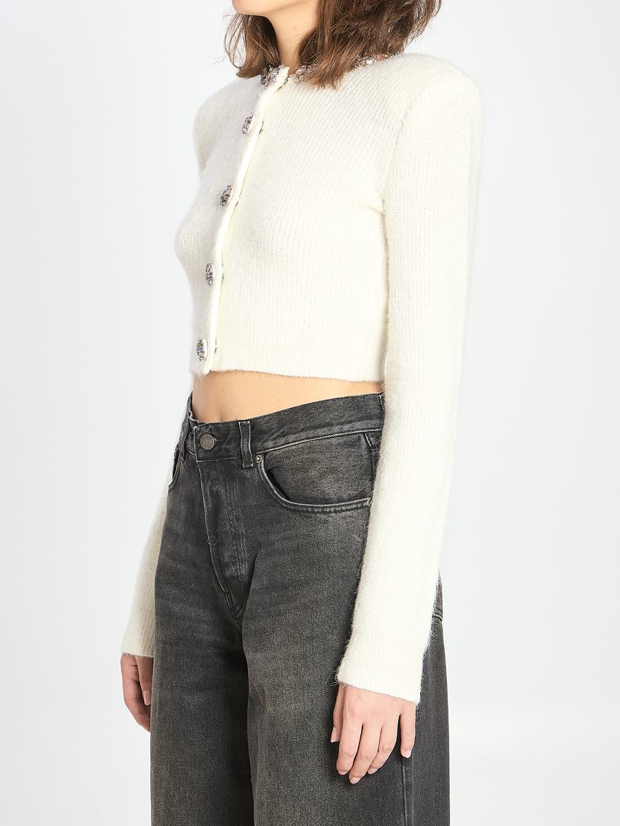 Strickjacke mit Verzierung