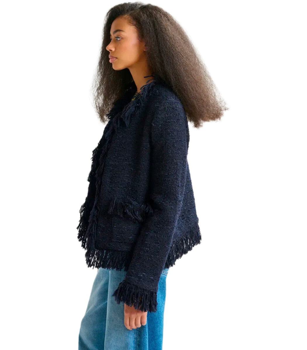 Essentiel Antwerp Iskra Marineblaue Jacke
