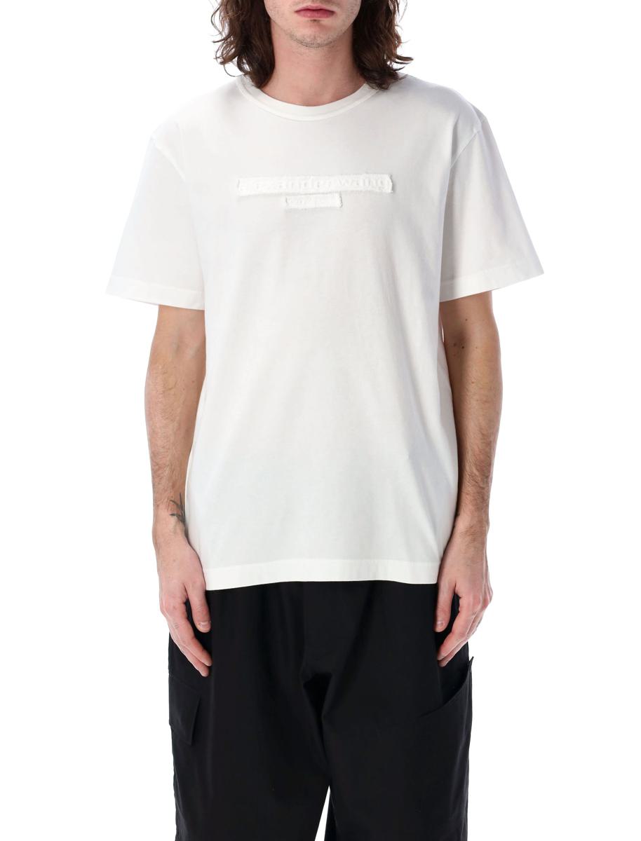 Alexander Wang – T-Shirt mit Distressed-Logo