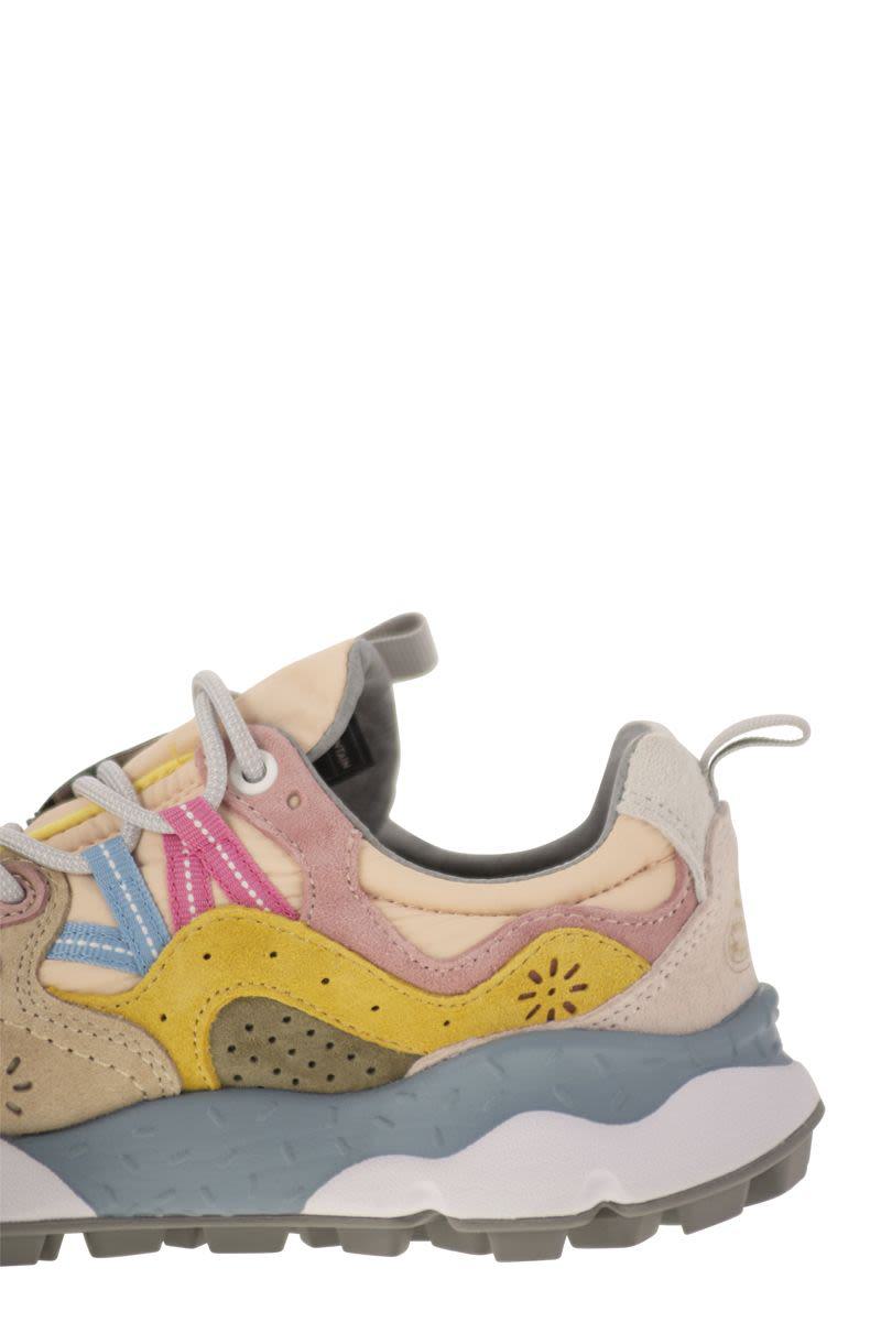 Flower Mountain Yamano 3 - Sneakers aus Wildleder und Funktionsgewebe