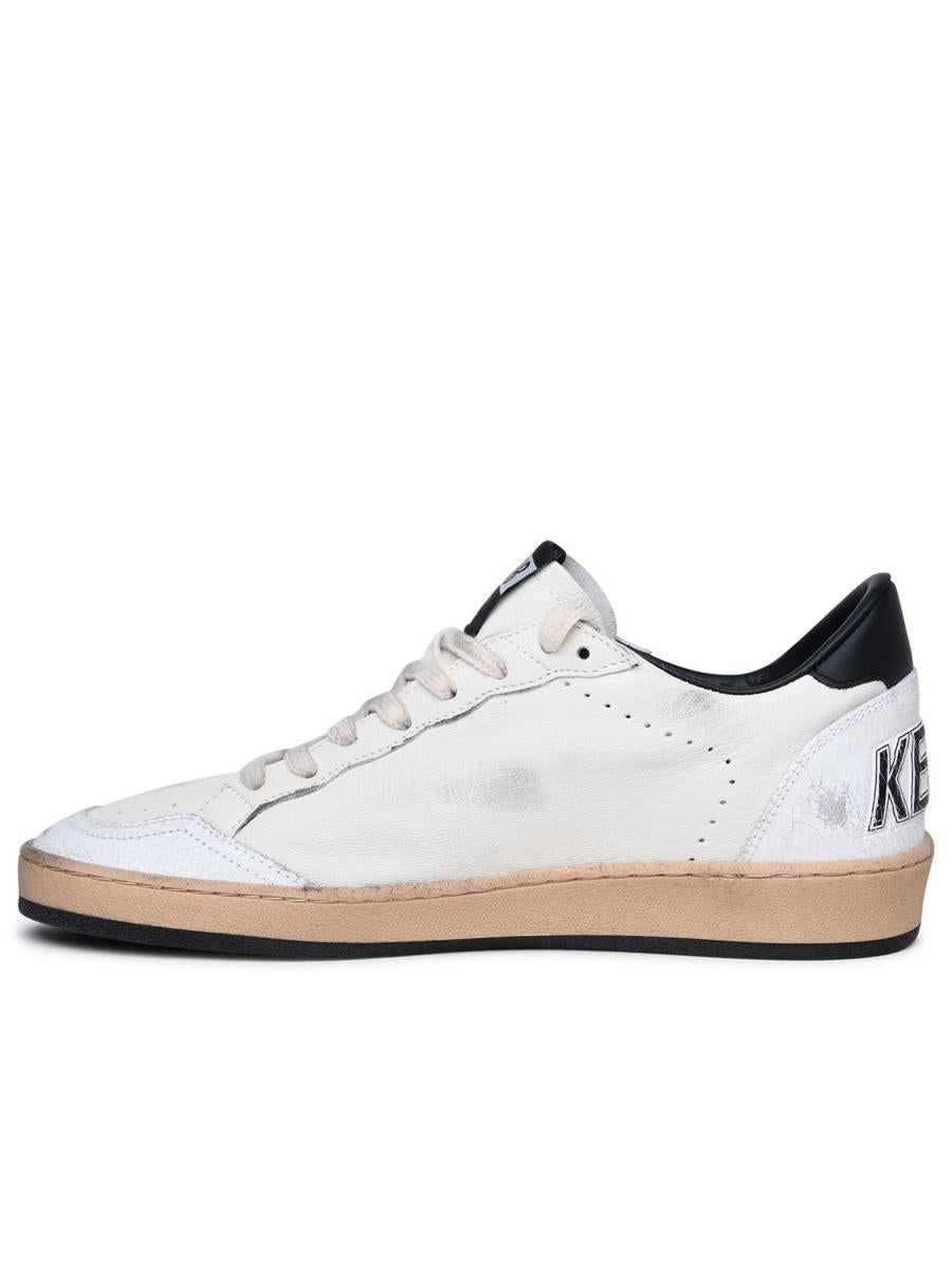 Golden Goose – Ball Star – Weiße Ledersneaker