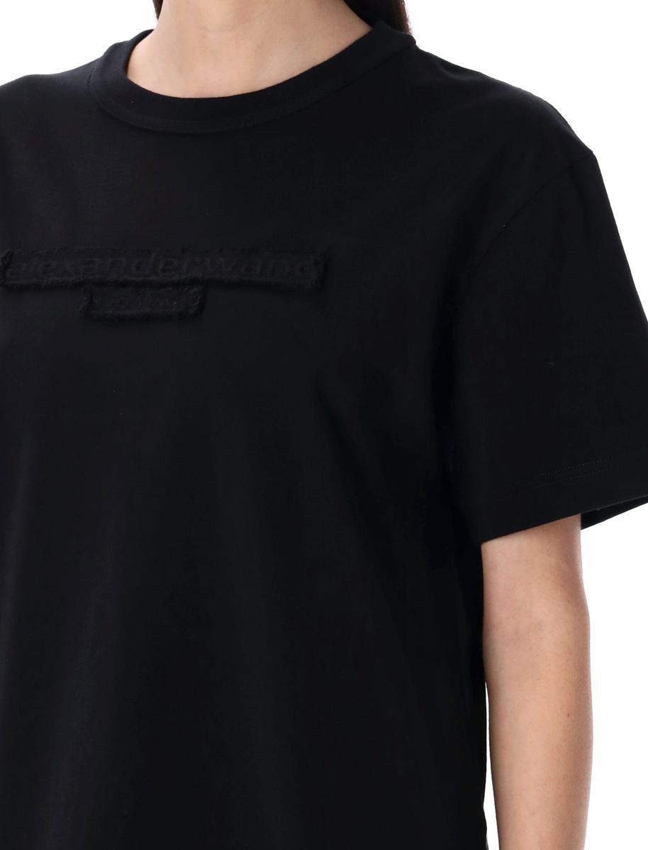 Alexander Wang – T-Shirt mit Distressed-Logo