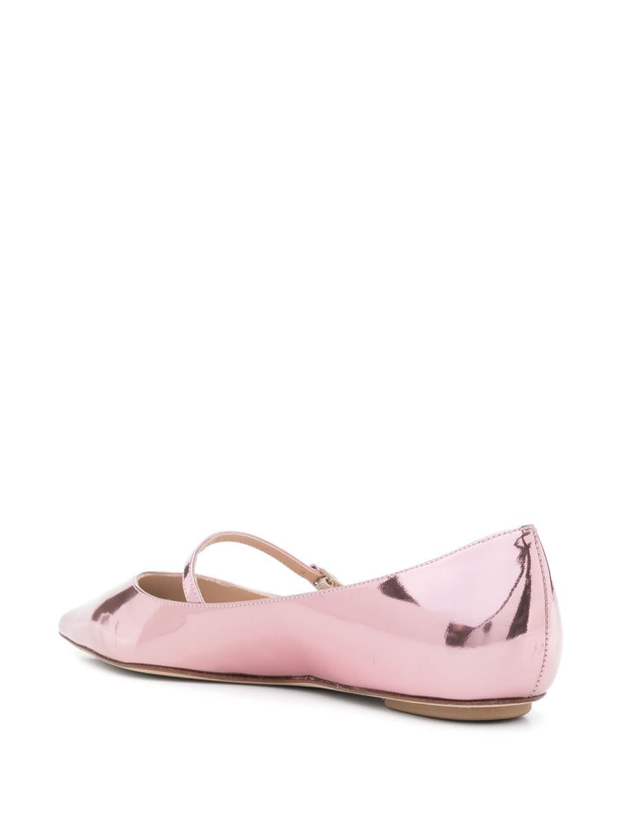 Stuart Weitzman Emilia Mary Jane Flache Schuhe