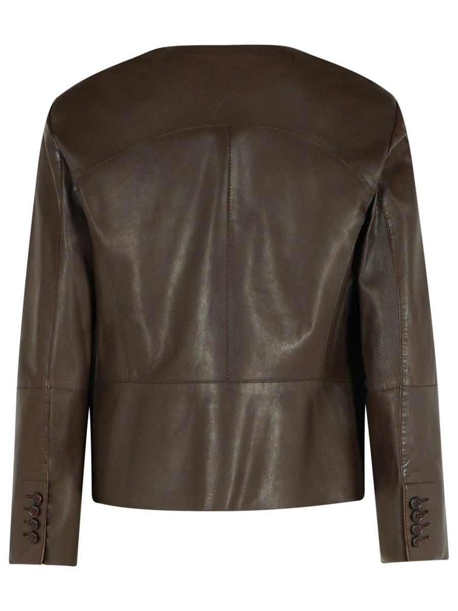 Bully Braune Lederjacke