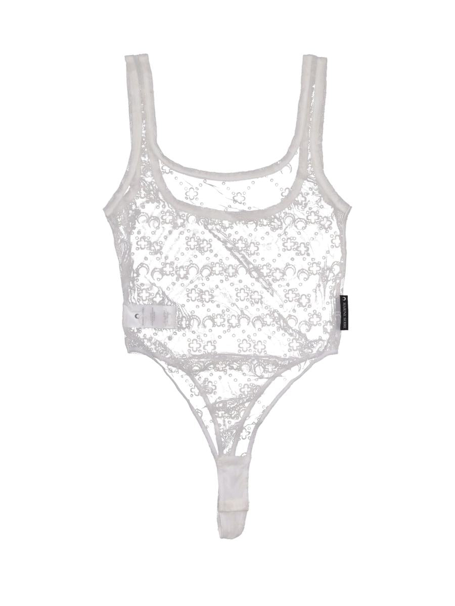 Marine Serre – Flock-Body aus recyceltem Netzstoff