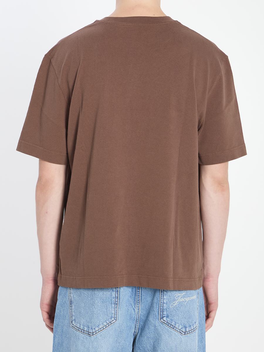 T-Shirt aus Grosgrain