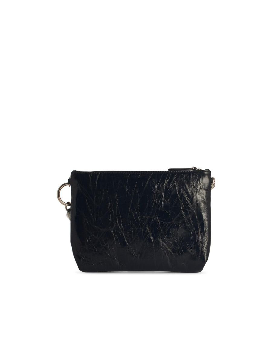 Jimmy Choo „Callie“ schwarze Ledertasche