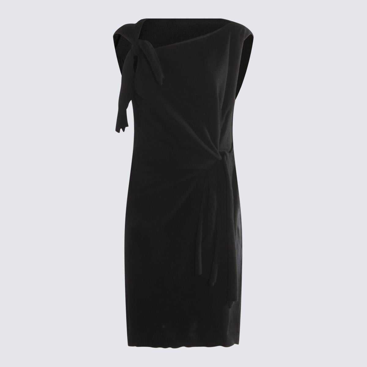 Schwarzes Wollkleid von Moschino