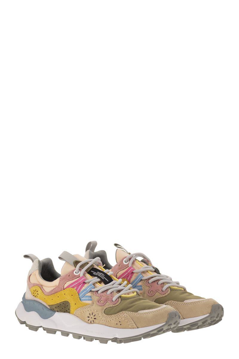 Flower Mountain Yamano 3 - Sneakers aus Wildleder und Funktionsgewebe