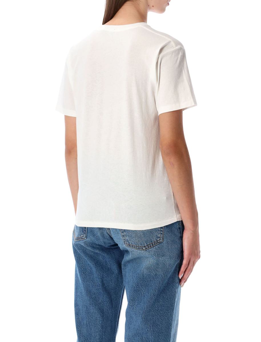 Polo Ralph Lauren – Weißes Baumwolljersey-T-Shirt mit Polo Bear