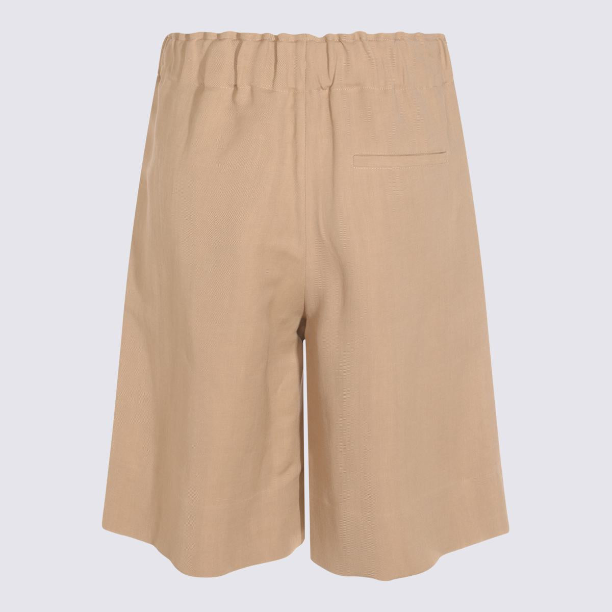 Antonelli – Beige Leinenshorts