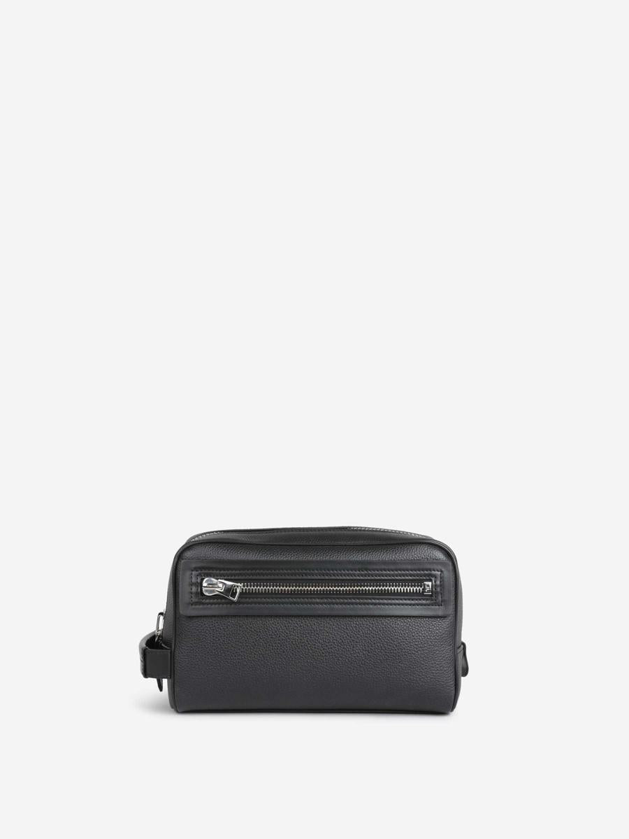 Tom Ford – Kulturbeutel aus Leder mit Logo