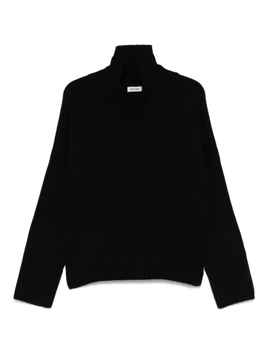 Rollkragenpullover aus weichem Ziegenkaschmir im Girlfriend-Stil