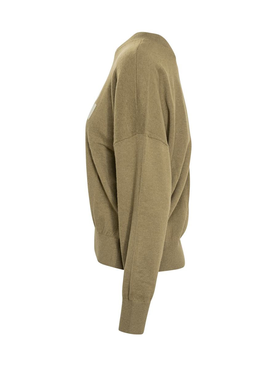 Isabel Marant Étoile Elfenbeinfarbener Pullover mit Marant Étoile-Logo