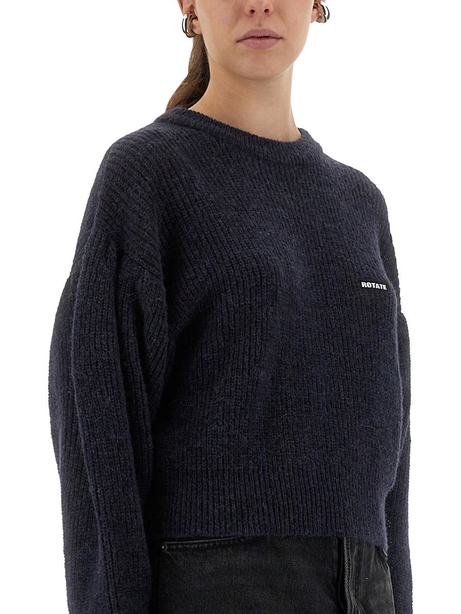 Rotate Birger Christensen Woll-Puffpullover