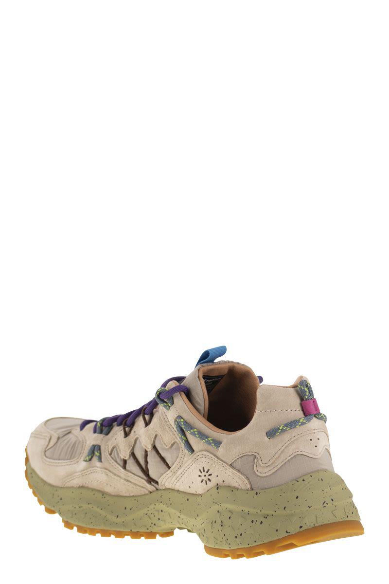 Flower Mountain Yamabushi – Sneakers aus Wildleder und Funktionsgewebe
