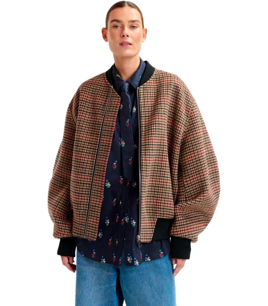 Essentiel Antwerp Antwerpiti Braune Bomberjacke