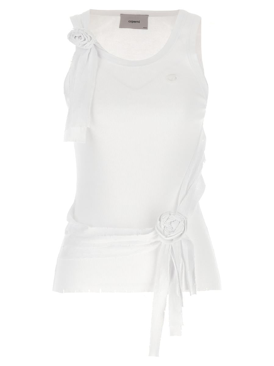 Coperni „Distressed Rose Rib“-Tanktop