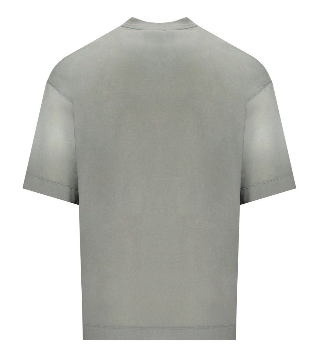 Emporio Armani – T-Shirt mit Farbverlauf in Grau