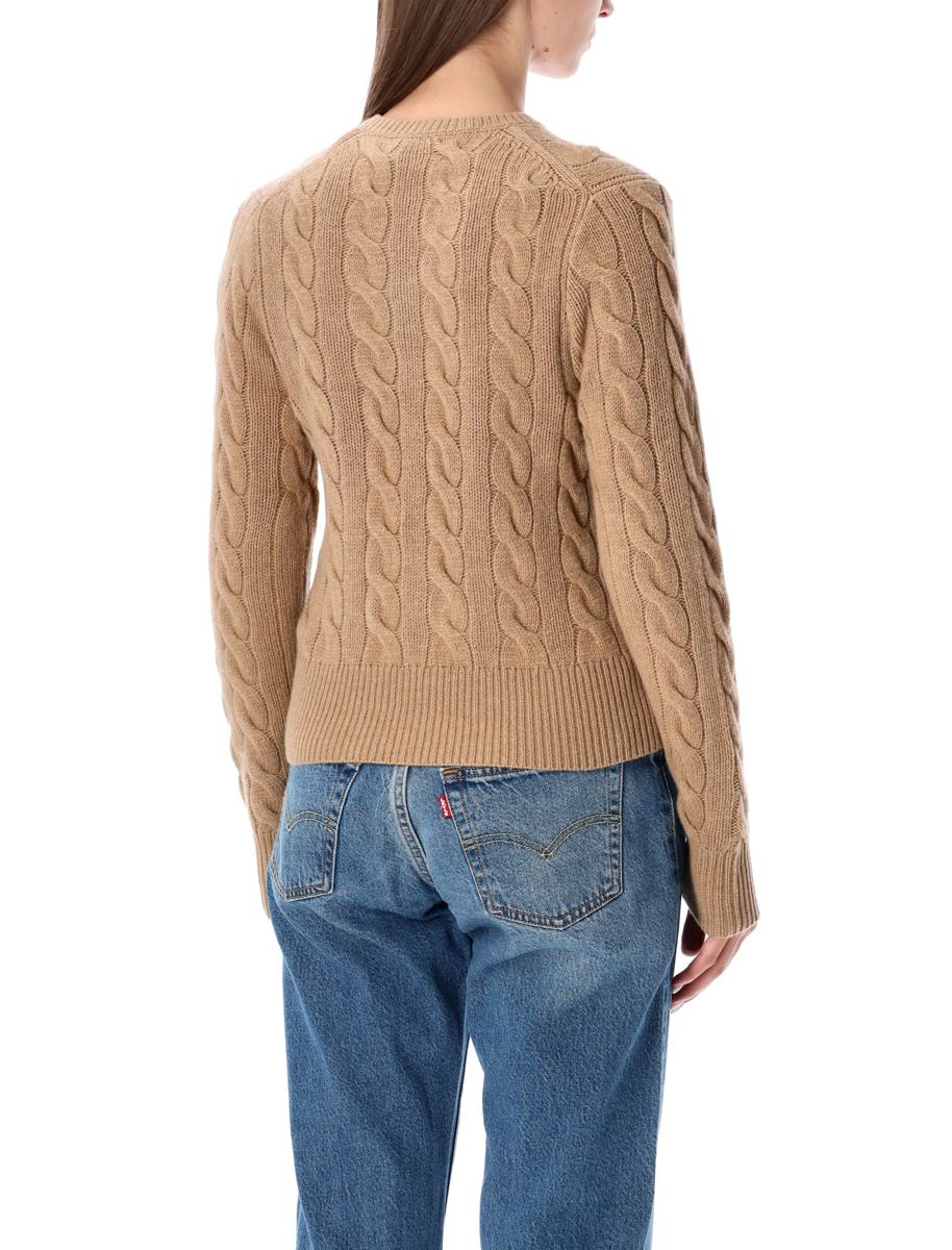 Polo Ralph Lauren – Zopfmuster-Cardigan aus Wolle und Kaschmir
