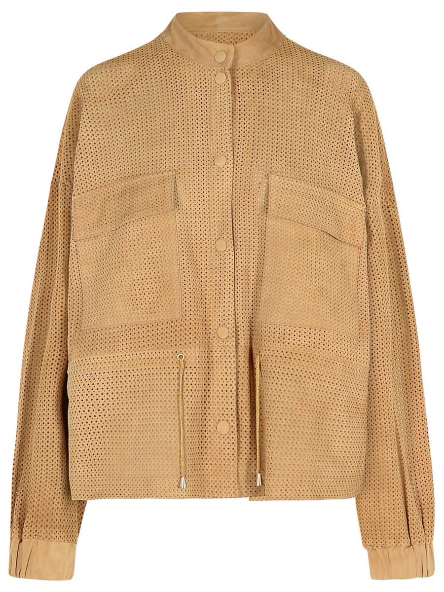Bully Beige Lederjacke