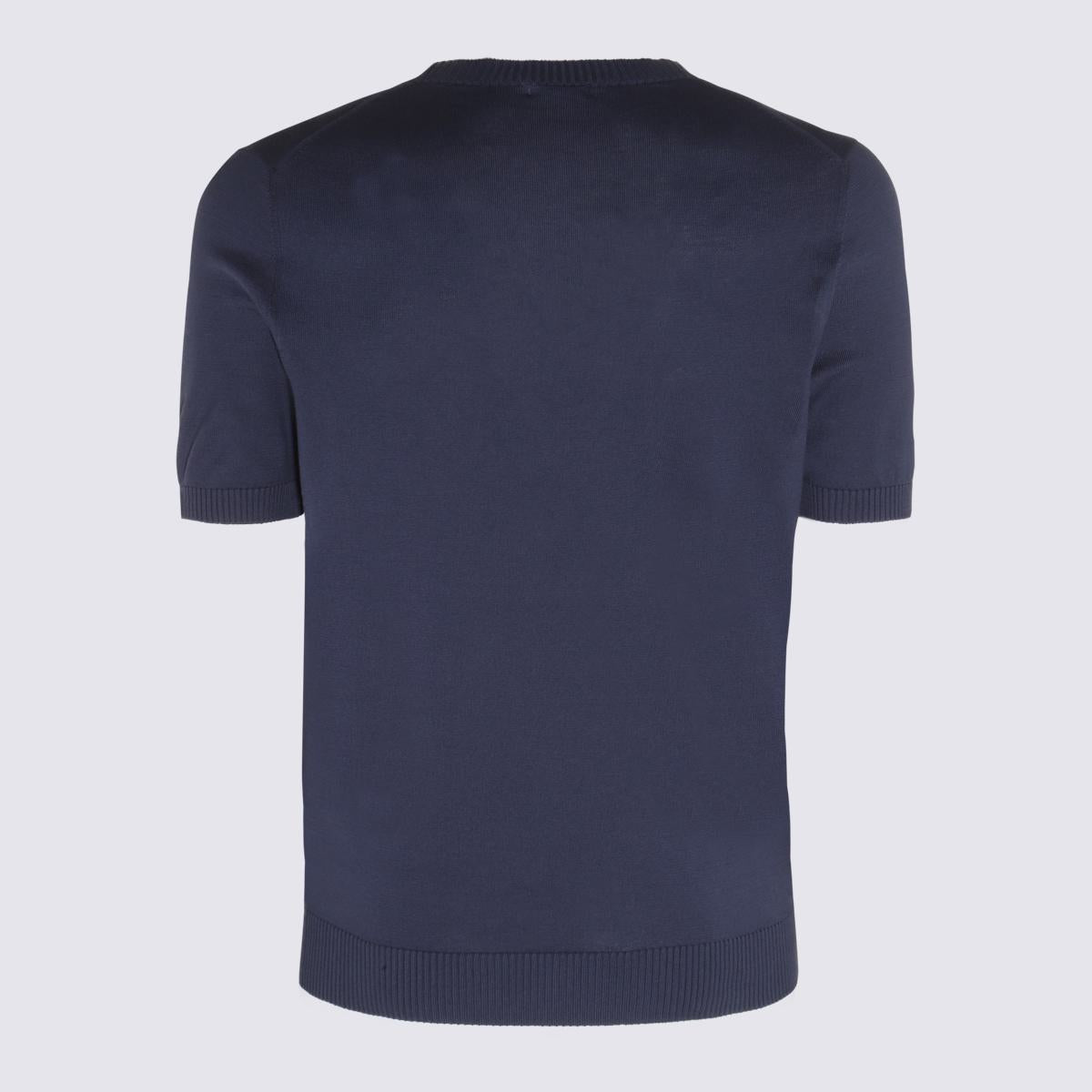 Malo Blaues Baumwoll-Sweatshirt