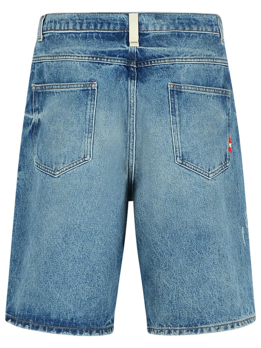 Amish „Tommy“ Bermudashorts aus hellblauem Denim