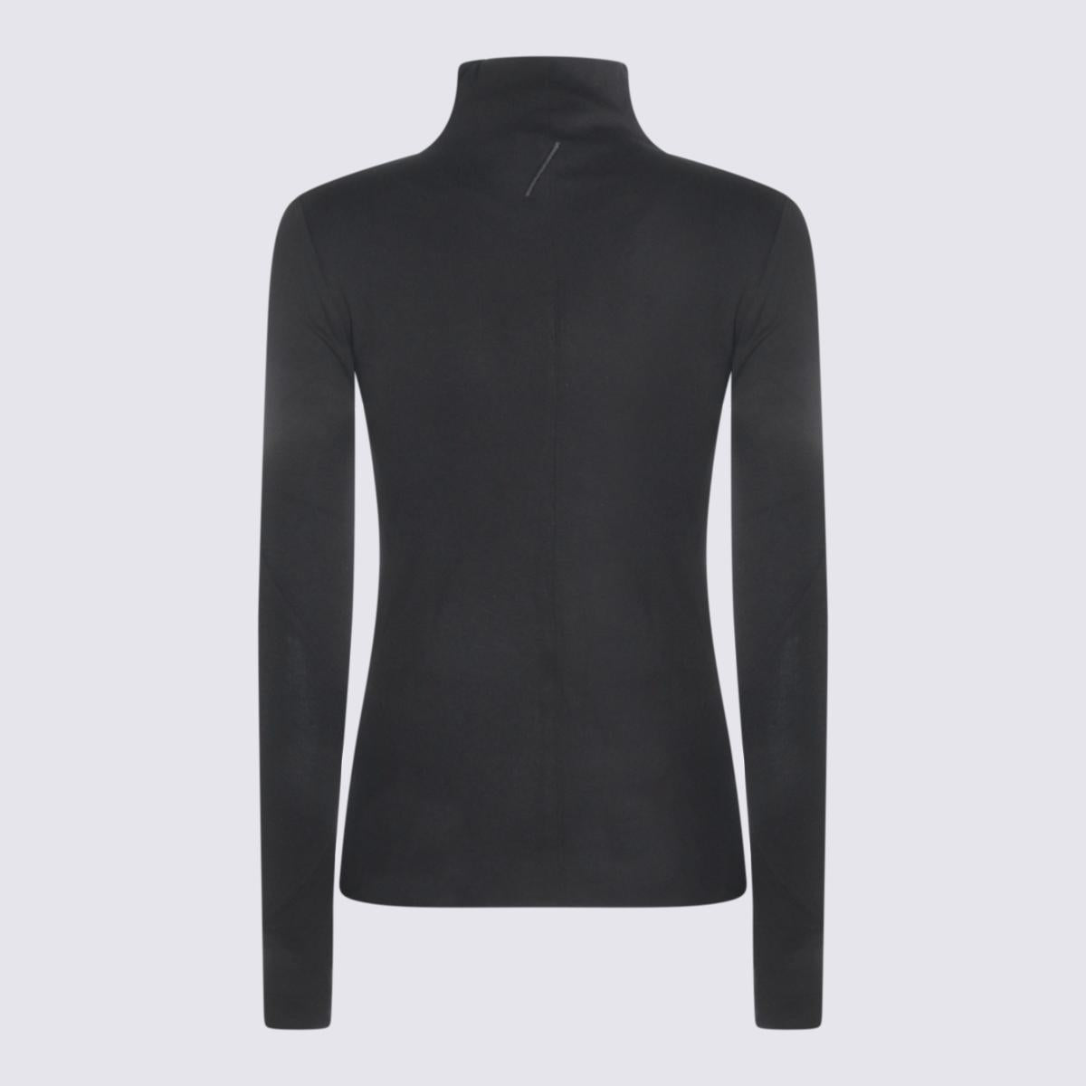 Thom Krom Schwarzes Viskose-Top