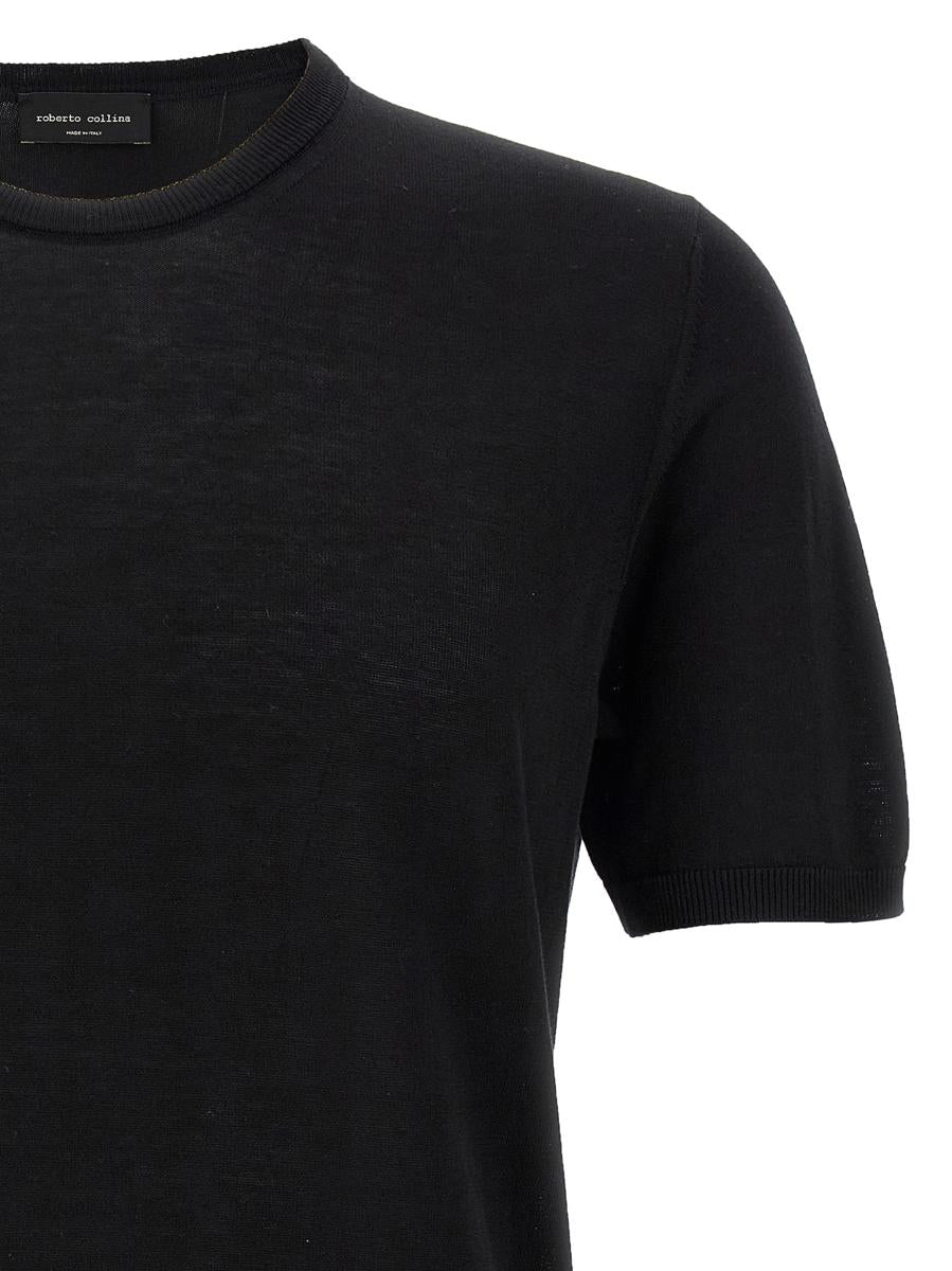 Roberto Collina Strick-T-Shirt